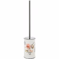 Brosse WC CLOTHILDE couleur : blanc matériau : céramique largeur : 96 mm hauteur : 460 mm profondeur : 96 mm installation à p ...