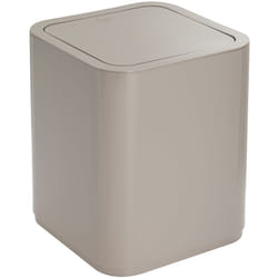 Gedy - 63096600900 seventy Papelera Con Tapa 8 Litros Beige - ref: 63096600900