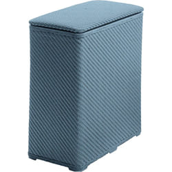Gedy - Panier à linge en boîte 'ambrogio' bleu salle de bain
