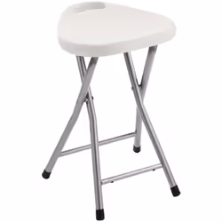 Tabouret pliant de salle de bains dimensions : 300 x 465 x 293 mm matériau de construction : tubes en acier matériau du siège ...