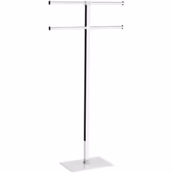Gedy - Piantana portasalviette linea Raimbow a 4 bracci colore Bianco