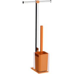 RA326700000 rainbow Columna Portarrollo+Escobillero Naranja - ref: RA326700000 - Gedy