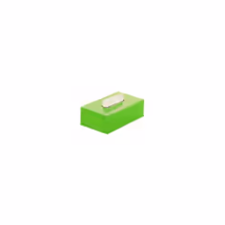 Porta Pañuelos Rectangular Rainbow Verde fabricado por Gedy . Serie/colección: RAINBOW . Color: Verde. Material: Resinas term ...