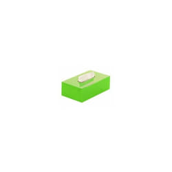 Gedy - RA080400000 Porta-Pañuelos Rectangular Rainbow Verde Ácido - ref: RA080400000
