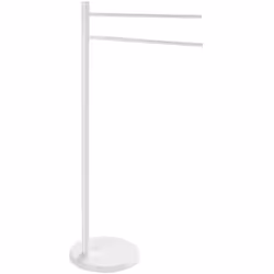 Support avec porte-serviette dimensions 210 x 890 x 349 mm couleur : blanc matériau : acier à poser La série offre des option ...