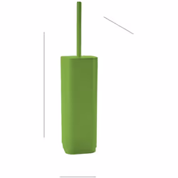 Escobillero Verde de la serie SEVENTY fabricado por Gedy en Italia. Acabado color verde. Fabricado en resinas termoplásticas.