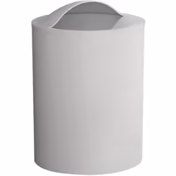 Papelera 6L Blanco de la serie EYE fabricado por Gedy en Italia. Acabado color blanco. Fabricado en resinas termoplásticas. C ...