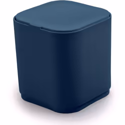 Papelera De Mesa Con Tapa 12L Azul Petroleo de la serie SEVENTY fabricado por Gedy en Italia. Acabado color azul petroleo. Fa ...