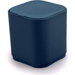 63086500300 seventy Papelera De Mesa Con tapa Azul Petróleo - ref: 63086500300 - Gedy