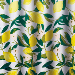 Gedy - TTE13602400 Cortina 240X200 cm Blanco-Amarillo - ref: TTE13602400