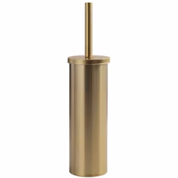 Escobillero Oro mate de la colección FLIP de Gedy . Color: Oro mate. Material: Acero inox. Tipo de instalación: A suelo. Medi ...