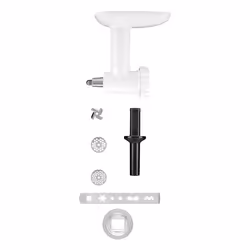 KitchenAid 5KSMFGCA, Accessoire pour presse à biscuits, Acier inoxydable, Blanc
