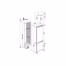 Whirlpool WH SP70 T232 P réfrigérateur-congélateur Intégré 394 L D Blanc - Vue supplémentaire 13