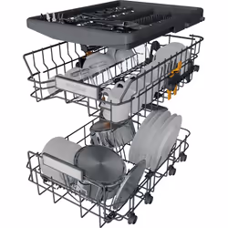 Whirlpool WH6IB10BS7LA0 Entièrement intégré 10 couverts B - Vue supplémentaire 8