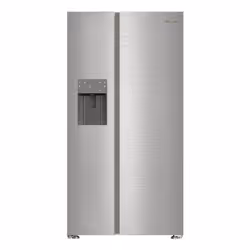 Whirlpool WHG26574WX5E, Pose libre, Américain, Acier inoxydable, 2 portes(s), Pearl Inox, Tactile