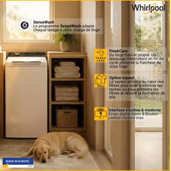 Whirlpool Lave-linge posable - TWB 721 SENSE WASH FR - Vue supplémentaire 6