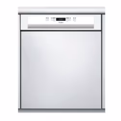 Whirlpool WBC3C26, Semi-intégré, Taille maximum (60 cm), Noir, 14 couverts, 46 dB, Eco, verre/délicat, Intensif, Pré-lavage,  ...