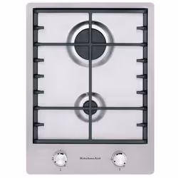 KitchenAid KHDD2 38510, Acier inoxydable, Intégré, Gaz, Acier inoxydable, 2 zone(s), 2 zone(s)