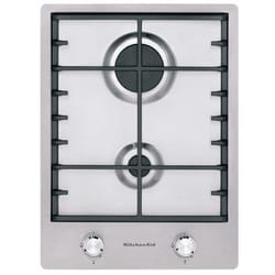 KitchenAid KHDD2 38510 plaque Acier inoxydable Intégré Gaz 2 zone(s)