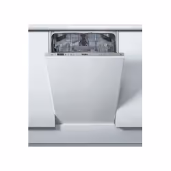 Whirlpool WSIC 3M27, Entièrement intégré, Compact (45 cm), Argent, Boutons, 1,3 m, 1,55 m