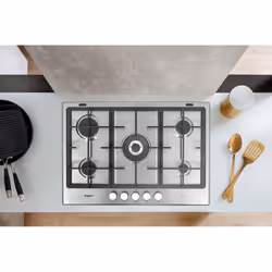 Whirlpool GMR 7522/IXL Acier inoxydable Intégré 73 cm Gaz 5 zone(s) - Vue supplémentaire 4