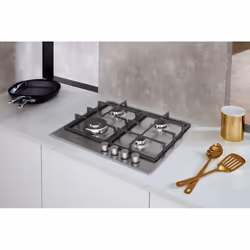 Whirlpool GMR 6422/IXL Acier inoxydable Intégré 59 cm Gaz 4 zone(s) - Vue supplémentaire 5