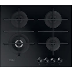 Whirlpool GOWL 628/NB plaque Noir Intégré 59 cm Gaz 4 zone(s)