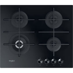 Whirlpool GOWL 628/NB FR Plaque de cuisson gaz 4 zones encastrable Noir
