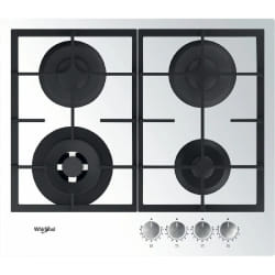 Whirlpool AKTL629/WH plaque Blanc Intégré 59 cm Gaz 4 zone(s)