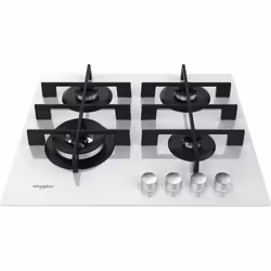 Whirlpool GOWL 628/WH plaque Blanc Intégré 60 cm Gaz 4 zone(s) - Vue supplémentaire 2