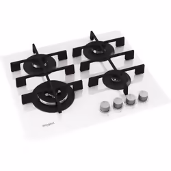 Whirlpool GOWL 628/WH plaque Blanc Intégré 60 cm Gaz 4 zone(s) - Vue supplémentaire 3