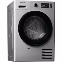 Whirlpool AWZ 8CD S/D, Pose libre, Charge avant, Condensation, Argent, Rotatif, Tactile, Droite