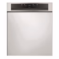 Whirlpool WBC3C33PX, Semi-intégré, Taille maximum (60 cm), Acier inoxydable, Tactile, 1,3 m, 1,55 m