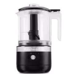 KitchenAid 5KFCB519EBM, 1,19 L, Noir, Plastique, Acier inoxydable, Plastique, 24 W