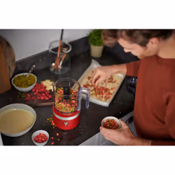 KitchenAid 5KFCB519EER hachoir électrique 1,19 L 24 W Rouge - Vue supplémentaire 5