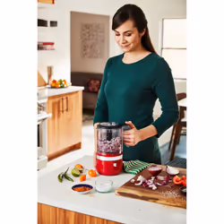 KitchenAid 5KFCB519EER hachoir électrique 1,19 L 24 W Rouge - Vue supplémentaire 7