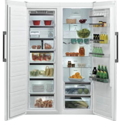 Whirlpool SW8 AM2D WHR 2 réfrigérateur Pose libre 364 L E Blanc