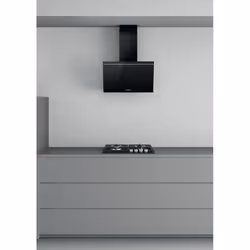 Whirlpool AKR 62F LT K hotte Montée au mur Noir 650 m³/h A