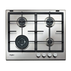 Whirlpool GMAL 6422/IXL Acier inoxydable Intégré 59 cm Gaz 4 zone(s)