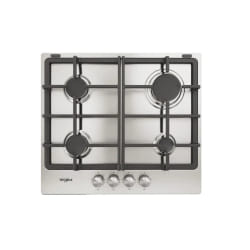 Whirlpool TGML 660 IX Acier inoxydable Intégré 60 cm Gaz 4 zone(s)