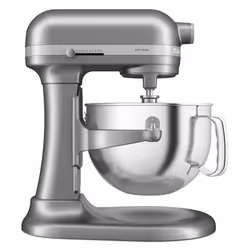 KitchenAid 5KSM60SPXECU, Robot mixer, Argent, Batteur, Pétrisseur, Mélange, 1,1 m, 5,6 L, Foie
