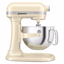 KitchenAid 5KSM60SPXEAC, Robot mixer, Crème, Batteur, Pétrisseur, Mélange, 1,1 m, 5,6 L, Foie