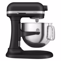 KitchenAid 5KSM70SHXEBK, Robot mixer, Noir, Batteur, Pétrisseur, Mélange, 1,1 m, 6,6 L, Foie