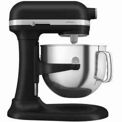 KitchenAid 5KSM70SHXEBM, Robot mixer, Noir, Batteur, Pétrisseur, Mélange, 1,09 m, 6,6 L, Foie