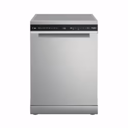 Whirlpool MaxiSpace W7F HS41 X, Pose libre, Taille maximum (60 cm), Acier inoxydable, Noir, Boutons, 1,3 m