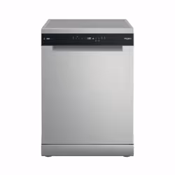 Whirlpool MaxiSpace W7F HP43 X; W7F HP43 X, Pose libre, Taille maximum (60 cm), Acier inoxydable, Noir, Tactile, 1,3 m