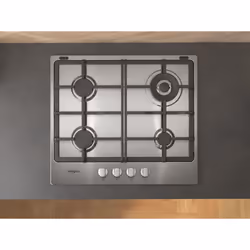 Whirlpool TGML 661 IX R Acier inoxydable Intégré 58 cm Gaz 4 zone(s) - Vue supplémentaire 4