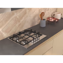 Whirlpool TGML 661 IX R Acier inoxydable Intégré 58 cm Gaz 4 zone(s) - Vue supplémentaire 6