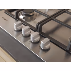 Whirlpool TGML 661 IX R Acier inoxydable Intégré 58 cm Gaz 4 zone(s) - Vue supplémentaire 7