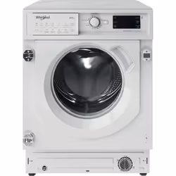 Whirlpool - Lave-linge séchant encastrable 9kg - FreshCare - BIWDWG961485FR, Charge avant, Intégré, Blanc, Gauche, Boutons, R ...